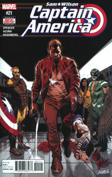 Captain America: Sam Wilson #21 Acuna Cover (2015 - 2017) Comic Book Value