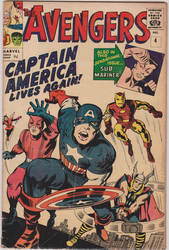 Avengers #4 UK Edition (1963 - 1996) Comic Book Value