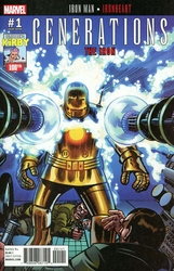 Generations: Iron Man & Ironheart #1 Kirby 1:10 Variant (2017 - 2017) Comic Book Value