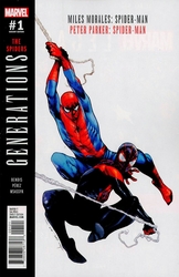 Generations: Miles Morales Spider-Man & Peter Parker Spider-Man #1 Coipel Variant (2017 - 2017) Comic Book Value