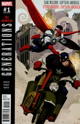 Generations: Sam Wilson Captain America & Steve Rogers Captain America #1 Rivera 1:25 Variant (2017 - 2017) Comic Book Value