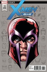 X-Men: Blue #13 McKone 1:10 Legacy Headshot Variant (2017 - 2018) Comic Book Value