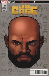 Luke Cage #166 McKone 1:10 Legacy Headshot Variant (2017 - 2018) Comic Book Value