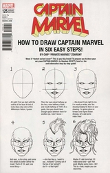 Captain Marvel #125 How To Draw Variant (2017 - 2018) Comic Book Value