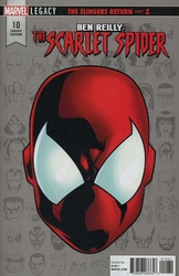 Ben Reilly: The Scarlet Spider #10 McKone 1:10 Legacy Headshot Variant (2017 - 2018) Comic Book Value
