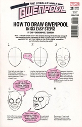 Gwenpool #21 How To Draw Variant (2016 - 2018) Comic Book Value