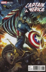Captain America #695 Granov 1:25 Variant (2017 - 2018) Comic Book Value