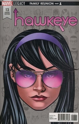 Hawkeye #13 McKone 1:10 Legacy Headshot Variant (2016 - 2018) Comic Book Value