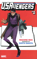 U.S.Avengers #1 North Dakota: Machine Man (2017 - 2017) Comic Book Value