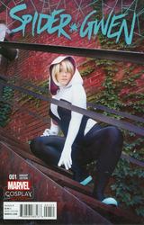 Spider-Gwen #1 Cosplay 1:15 Variant (2015 - 2018) Comic Book Value