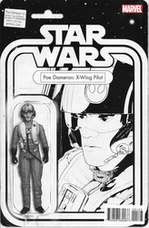 Star Wars: Poe Dameron #1 Action Figure B&W Variant (2016 - 2018) Comic Book Value