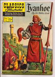 Classic Comics - Classics Illustrated #2. Ivanhoe, Edition 16, HRN 153 (1941 - 1971) Comic Book Value