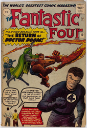 Fantastic Four #10 UK Edition (1961 - 1996) Comic Book Value