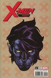 X-Men: Red #2 Charest 1:10 Headshot Variant (2018 - 2019) Comic Book Value