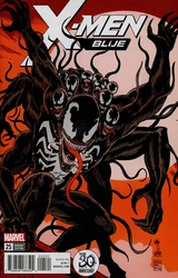 X-Men: Blue #25 Francavilla Venom 30th Anniversary Variant (2017 - 2018) Comic Book Value