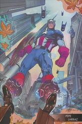 Captain America #702 Larraz Young Guns Variant (2017 - 2018) Comic Book Value