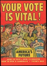 Your Vote is Vital! #nn (1952 - 1952) Comic Book Value