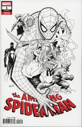 Amazing Spider-Man #1 Land B&W Variant (2018 - 2022) Comic Book Value