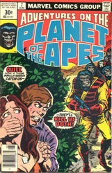 Adventures on The Planet of The Apes #7 30 cent variant (1975 - 1976) Comic Book Value