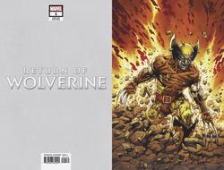 Return of Wolverine #1 McNiven Brown & Tan Costume 1:300 Virgin Variant (2018 - ) Comic Book Value