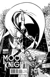 Moon Knight #200 Sienkiewicz 1:1000 B&W Variant (2018 - 2018) Comic Book Value
