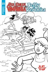 Red Sonja and Vampirella meet Betty and Veronica #1 Parent 1:10 B&W Variant (2019 - ) Comic Book Value