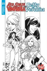 Red Sonja and Vampirella meet Betty and Veronica #1 Braga 1:20 B&W Variant (2019 - ) Comic Book Value