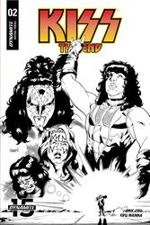 Kiss: The End #2 Coleman 1:20 B&W Variant (2019 - ) Comic Book Value