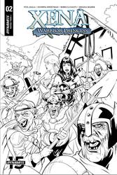 Xena: Warrior Princess #2 Lupacchino 1:20 B&W Variant (2019 - ) Comic Book Value