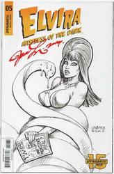 Elvira: Mistress of the Dark #5 Linsner 1:25 B&W Variant (2018 - 2020) Comic Book Value