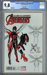 All-New, All-Different Avengers #9 Ross 1:50 Wasp Design Variant (2015 - 2016) Comic Book Value