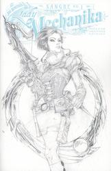 Lady Mechanika: Sangre #1 Benitez 1:10 Sketch Variant (2019 - ) Comic Book Value