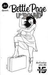 Bettie Page: Unbound #1 Ohta 1:40 B&W Variant (2019 - 2020) Comic Book Value