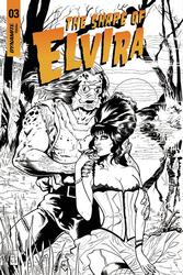 Elvira: The Shape of Elvira #3 Acosta 1:30 B&W Variant (2018 - 2019) Comic Book Value