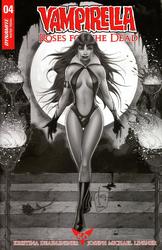 Vampirella: Roses for the Dead #4 Tucci 1:10 B&W Variant (2018 - 2019) Comic Book Value
