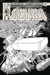 Battlestar Galactica Classic #5 HDR 1:20 B&W Variant (2018 - ) Comic Book Value