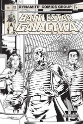 Battlestar Galactica Classic #3 HDR 1:20 B&W Variant (2018 - ) Comic Book Value