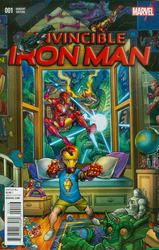 Invincible Iron Man #1 Bradshaw Variant (2015 - 2017) Comic Book Value