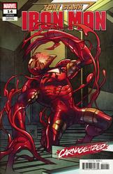 Tony Stark: Iron Man #14 Ferry Carnage-ized Variant (2018 - ) Comic Book Value
