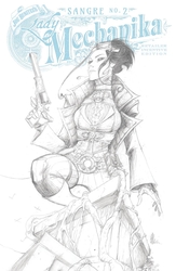 Lady Mechanika: Sangre #2 Benitez 1:10 Sketch Variant (2019 - ) Comic Book Value