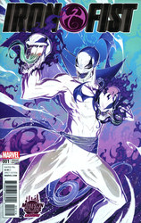 Iron Fist #1 Midtown Exclusive Venomized Negative Variant (2017 - 2017) Comic Book Value