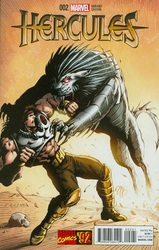 Hercules #2 Texeira 1:20 Variant (2015 - 2016) Comic Book Value