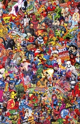 Marvel Comics #1000 Garcin Collage Variant (2019 - ) Comic Book Value