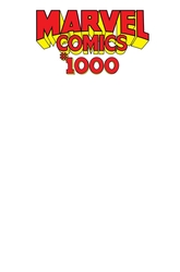 Marvel Comics #1000 Blank Sketch Variant (2019 - ) Comic Book Value