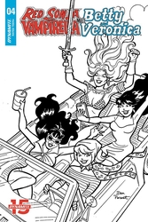Red Sonja and Vampirella meet Betty and Veronica #4 Parent 1:10 B&W Variant (2019 - ) Comic Book Value