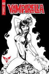 Vampirella #3 Campbell 1:50 B&W Variant (2019 - ) Comic Book Value