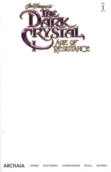 Jim Henson's The Dark Crystal: Age of Resistance #1 Blank Sketch Variant (2019 - ) Comic Book Value