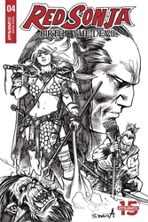 Red Sonja: Birth of the She-Devil #4 Davila 1:20 B&W Variant (2019 - ) Comic Book Value