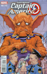 Captain America: Sam Wilson #2 Moore 1:10 Kirby Monster Variant (2015 - 2017) Comic Book Value