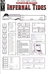 Dungeons & Dragons: Infernal Tides #1 Character Sheet Variant (2019 - ) Comic Book Value